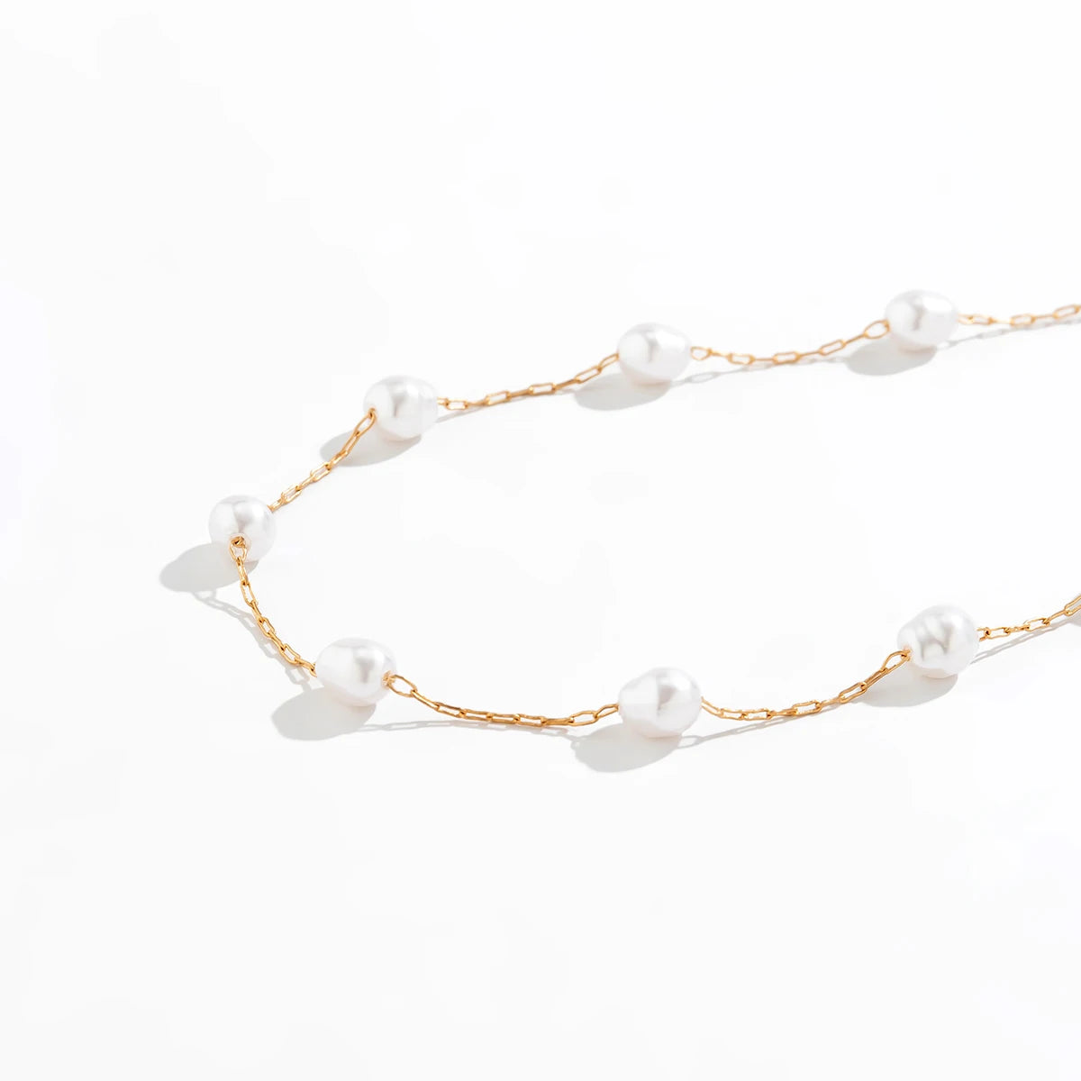 Elegant Imitation Pearl Clavicle Necklace