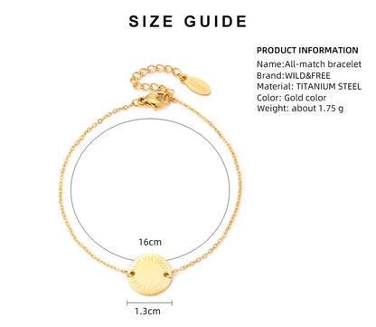 18K Gold Plated ZODIAC BRACELET